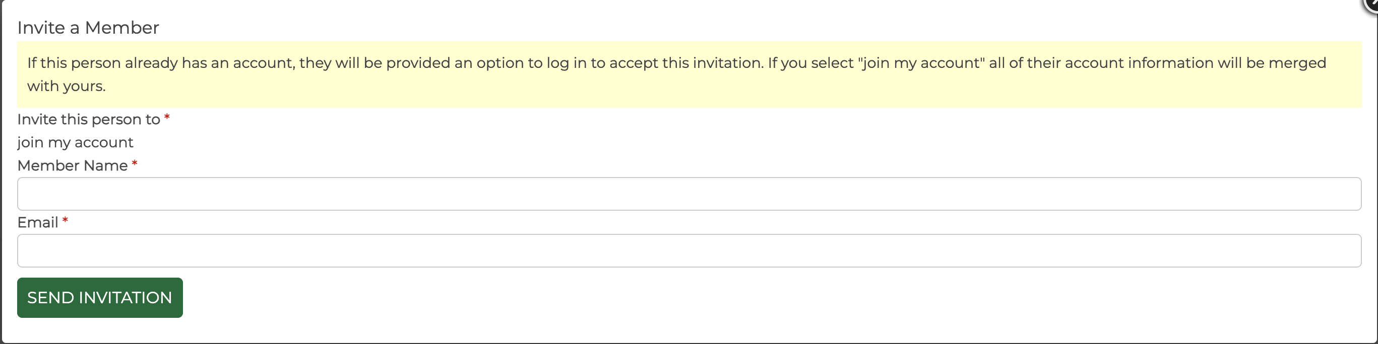 Invite Email